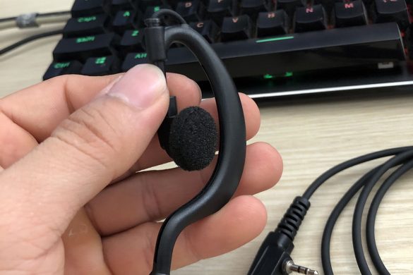 tai nghe bộ đàm motorola, kenwood, icom dạng thẳng