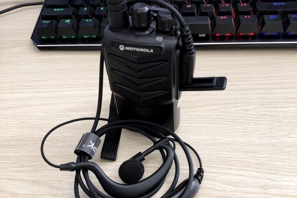 tai nghe bộ đàm motorola, kenwood, icom dạng thẳng