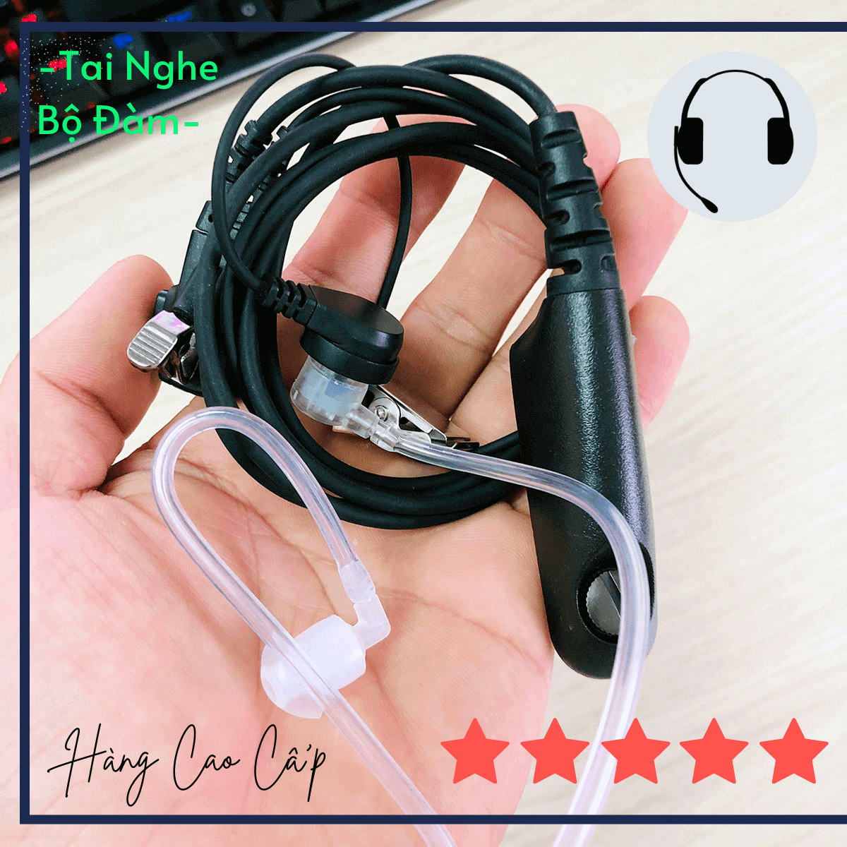 Tai nghe bộ đàm cao cấp cho Motorola GP380/GP340/GP328
