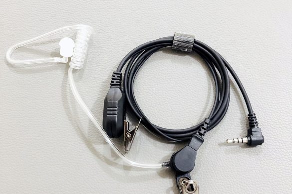 Tai nghe ống hơi bộ đàm. Mẫu 1 chân 3.5mm