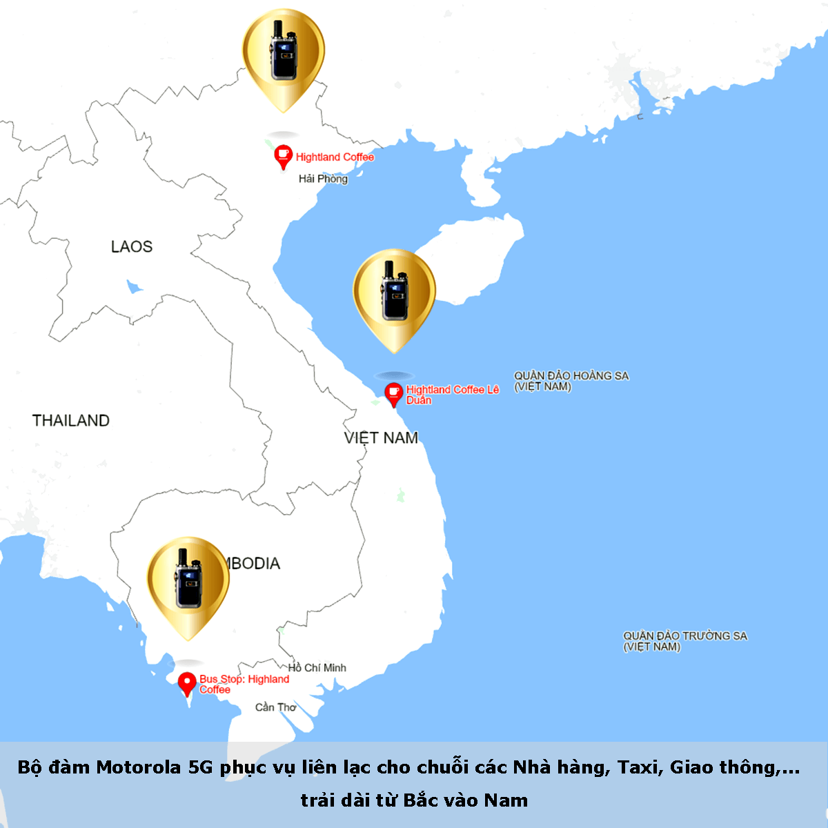 Bộ đàm 5G Motorola